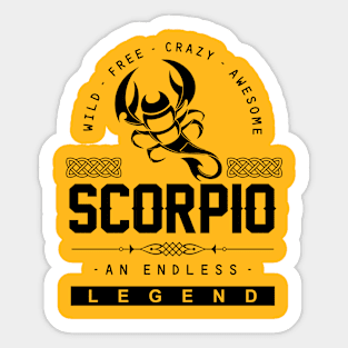 Scorpio Sticker